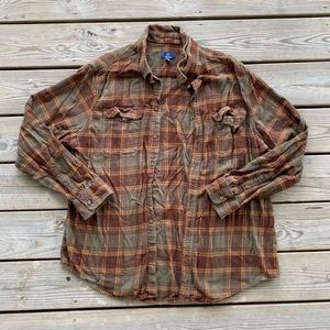george button up flannel